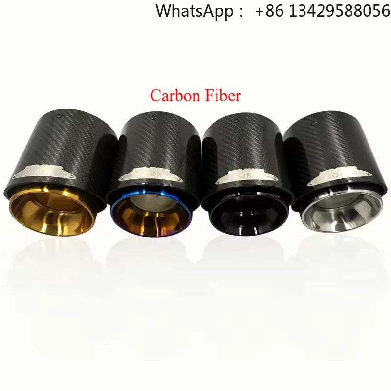 

SYPES Car Exhaust Pipe for bmw Mini Cooper JCW R55 R56 R57 R58 R59 R60 R61 F54 F55 F56 F57 F60 Carbon Fiber Exhaust Muffler Tip