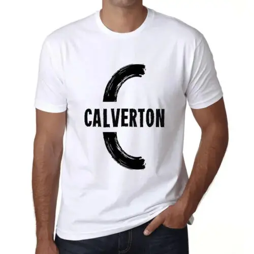 Herren Grafik T-Shirt Calverton Öko-Verantwortlich Vintage Jahrgang Kurzarm