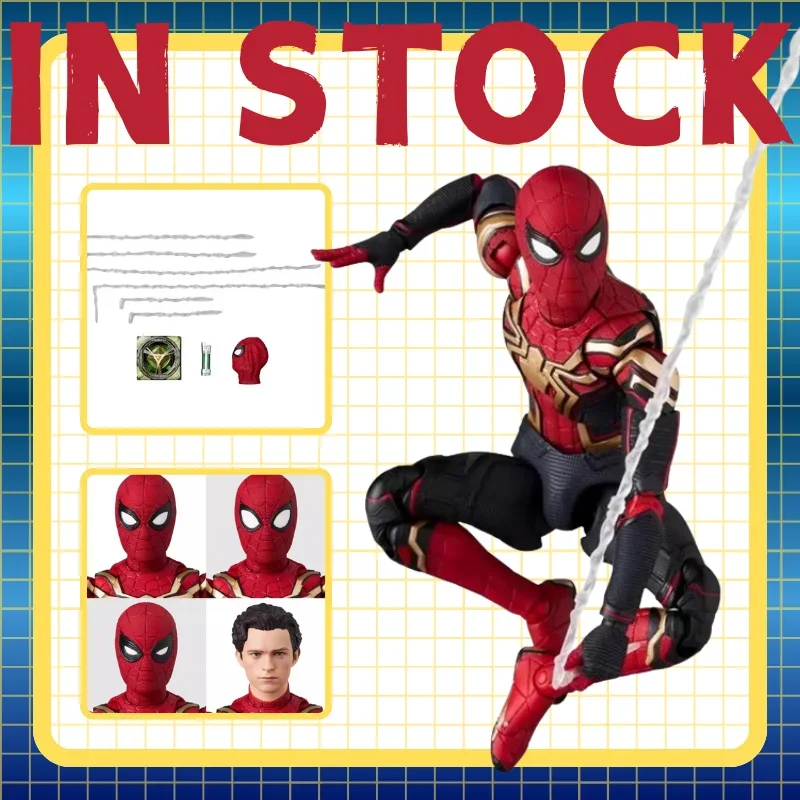 [IN Stock] MAF No.245 Spider-Man Integrated Suit Action Figure  Toy 1/12 Collectible Doll Birthday Gift for Fans