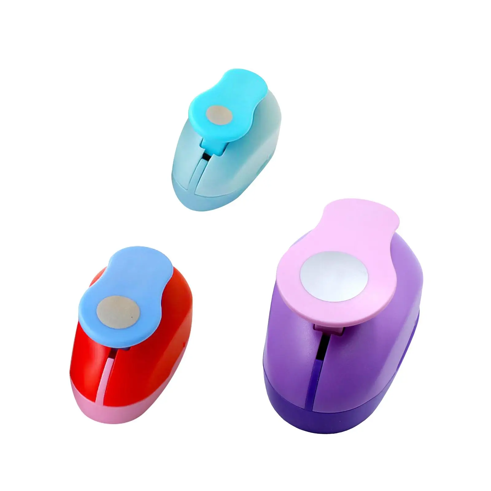 

Paper Punch Paper Trimmer for Kids Portable Labor Saving Hole Puncher for Arts Crafts Greeting Cards Scrapbooking DIY Supplies