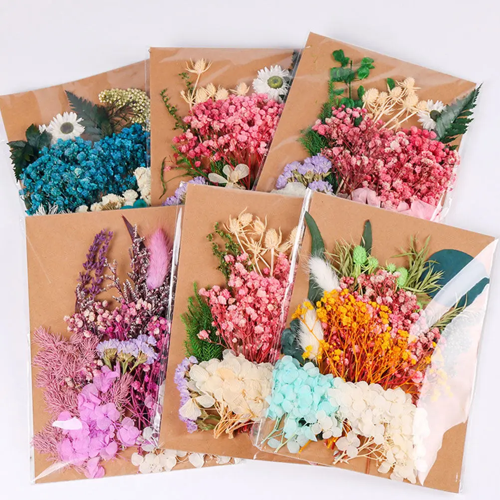 

1 Bag Of Dry Flowers Material For Diy Crafts Decorative Resin Nail Art Handmade Jewelry Projects Pressed Flower Kit