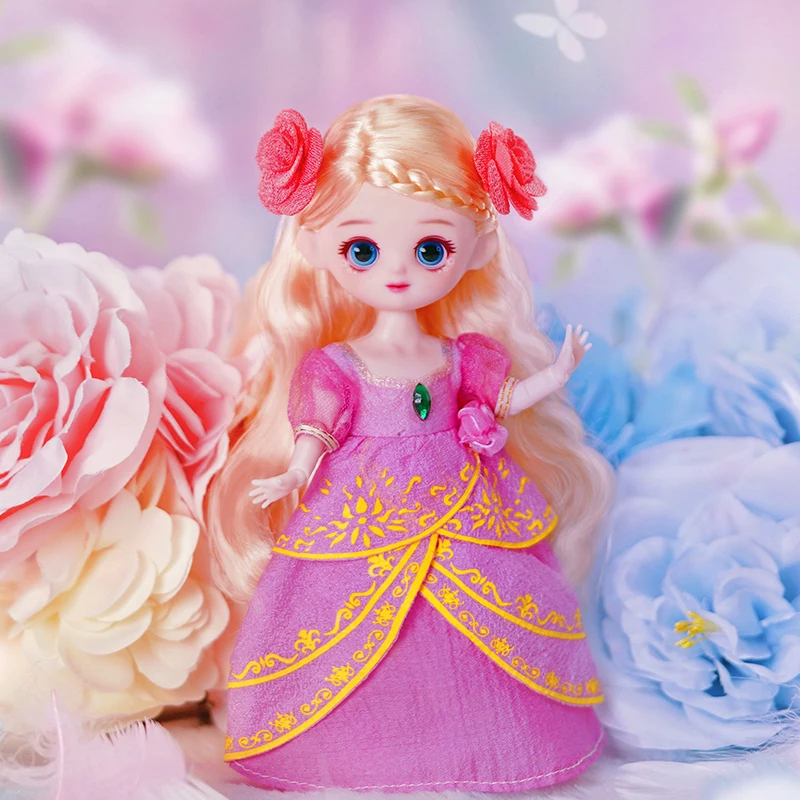 Fairy Dream Leaf Lori Delicate Doll 20cm Little Girl Doll Toy Spirit Princess Ice Princess Ye Luoli Children Girls Xmas Gift G