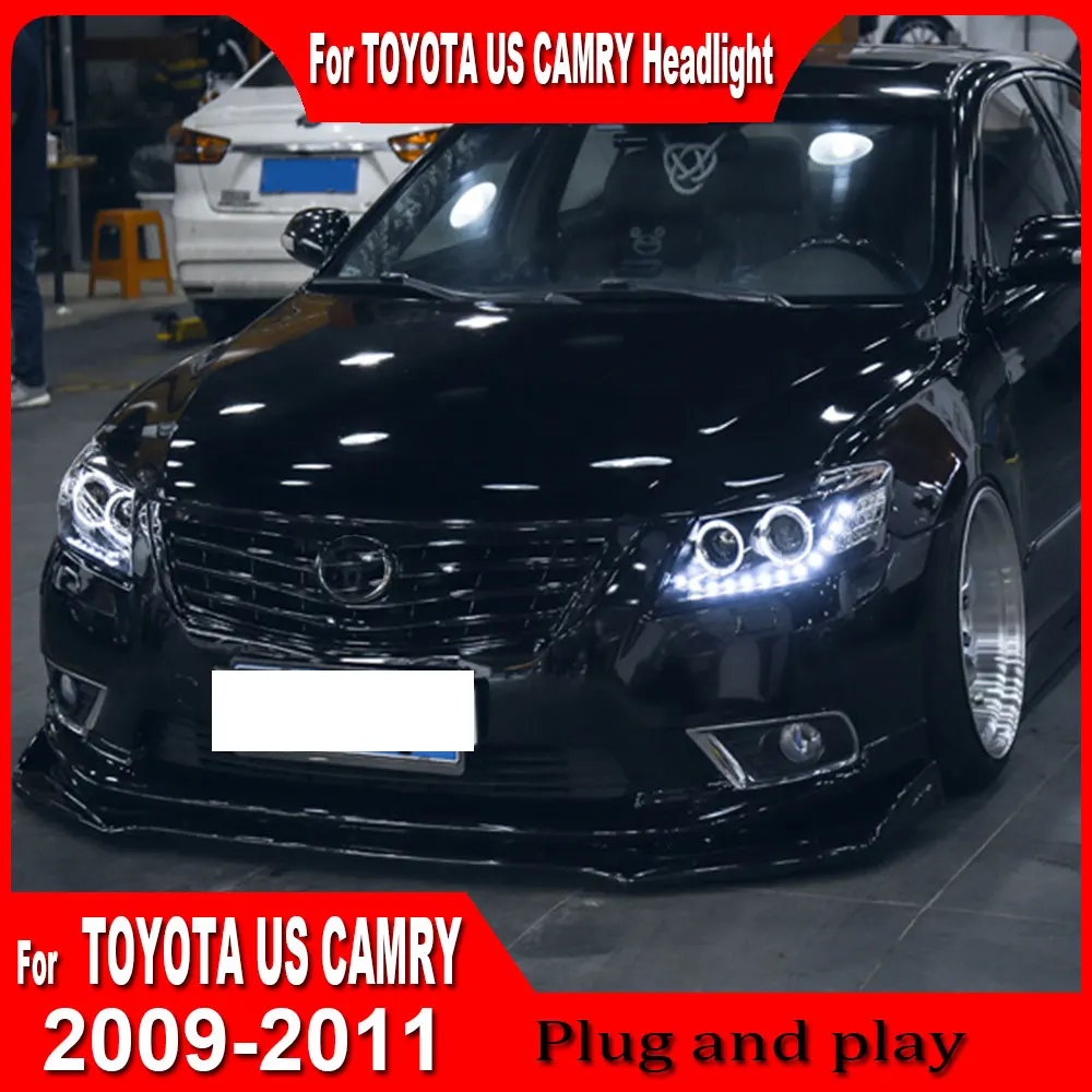 Car Styling headlights for Toyota Camry Headlight 2009 2010 2011 Camry Head Light DRL Turn Signal Low High Beam Projector Lens