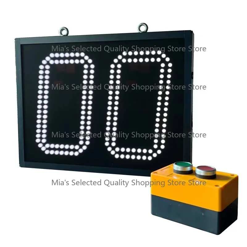 CP009 Outdoor Digital Count up Number Display 9'' LED Lap Counter Display With Button Switch for Racing Cycling