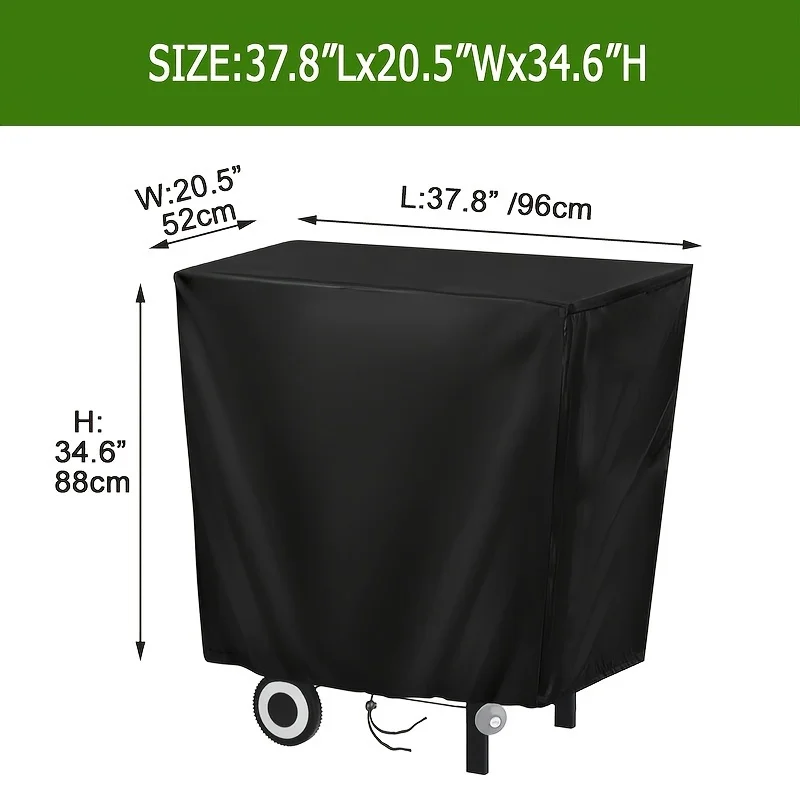1pc BBQ Grill Cover, Waterproof Grill Cover For Captiva Designs, Heat Resistant, Weather Resistant，Size 37.8