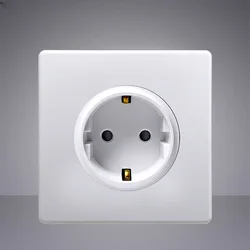 Retro Switch 1-4 Gang 2 Way White PC Matte Panel Wall Light Brass Lever Toggle Switch Single Dual Control