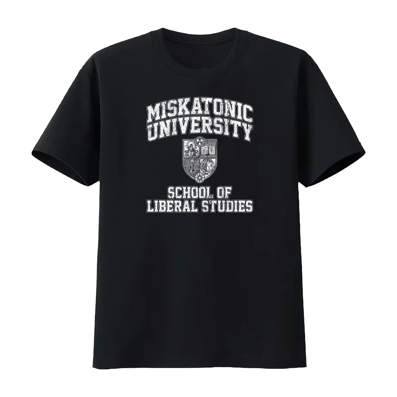 Miskatonic University School of Liberal Studies T-Shirt Summer Casual Cotton Tee Oversized Streetwear Tops Unisex Men Women