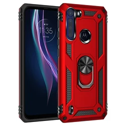 Shockproof Car Magnetic Phone Case For Motorola Moto One Macro Fusion Action Vision G 5G Ace UW P40 Power Plus Holder Back Cover