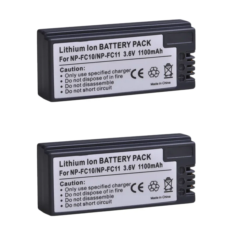 1100mAh NP-FC10 NP-FC11 NPFC10 NPFC11 4pcs For Sony DSC-F77 F77A FX77 P10 P12 P2 P3 P5 P7 P8 P9 V1 Camera Li-ion Battery