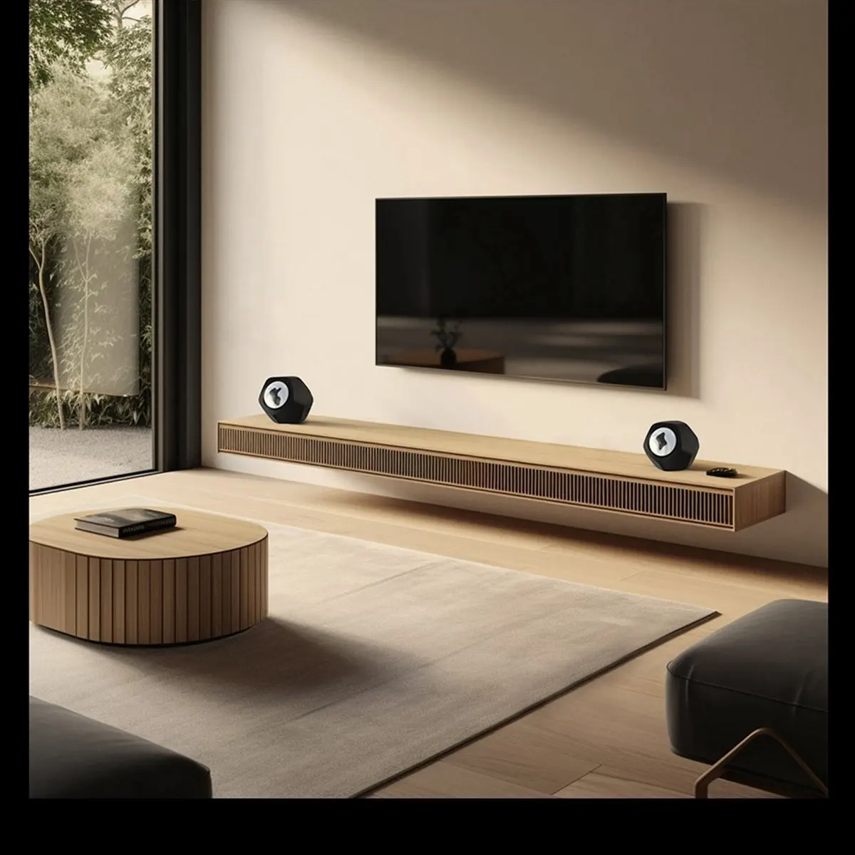 

*ONE DAY Антигравитационный магнитный аудио беспроводной Bluetooth сабвуфер компьютерный настольный динамик визуальная ритм-технология B вилка стандарта США