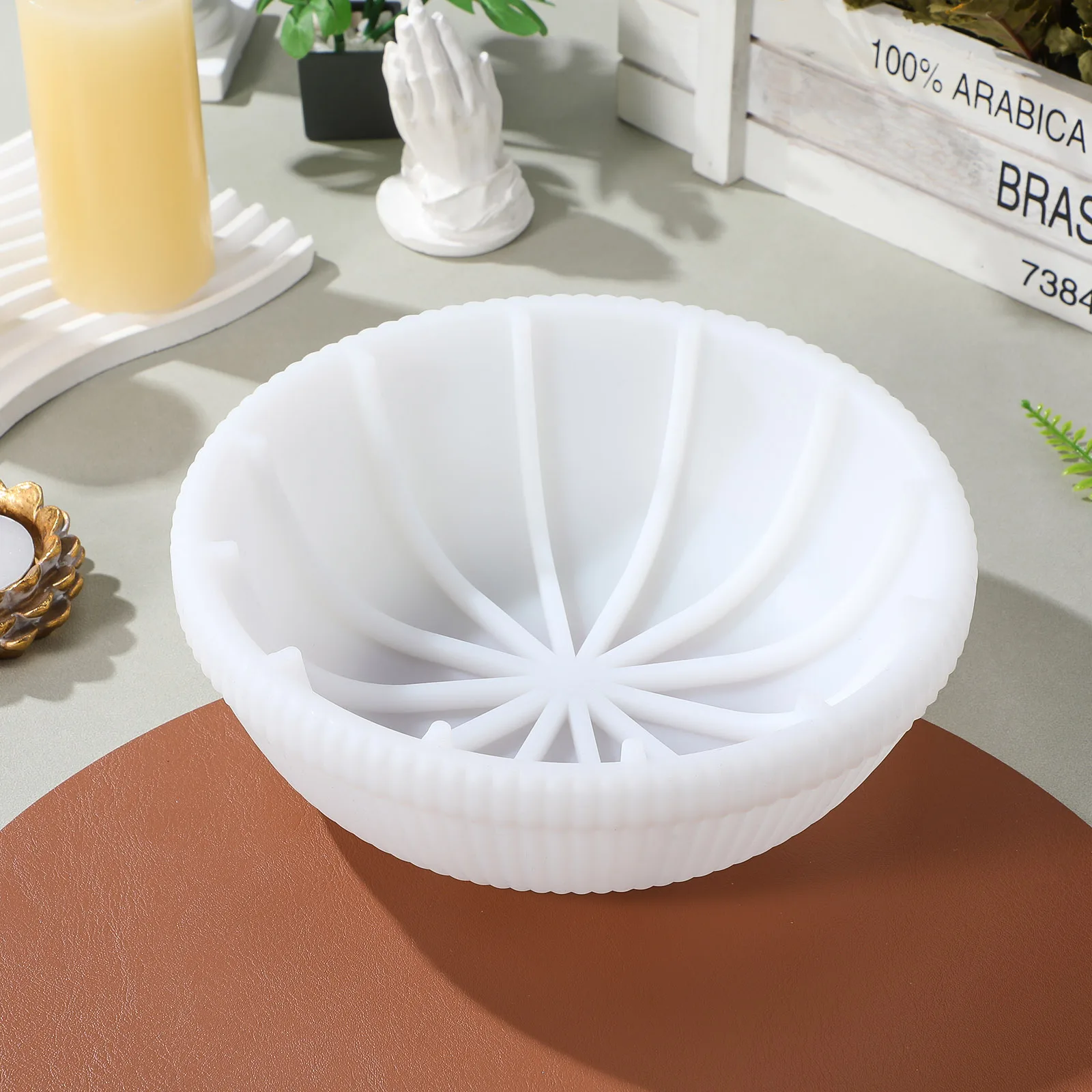 

Crystal Bowl Mold for Clay Resin Molds Mini Silicone Plaster White Epoxy Jewelry