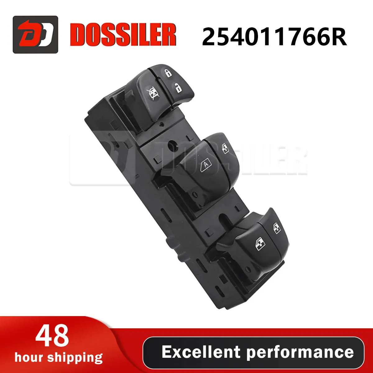 254011766R Dossiler Front Left Electric Power Master Window Glass Lifting Module Switch For Renault Kadjar 2015-2021 25401-1766R
