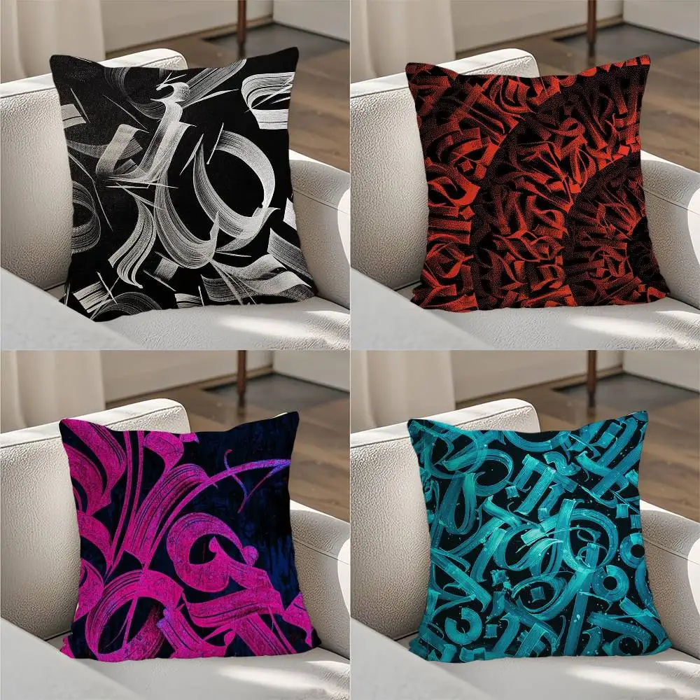 

P-Pokras L-Lampas Art Pillow Case Luxury Double-sided For Car Pillows 45x45 Cushions Cover Home And Decoration Sofa Pillowcase