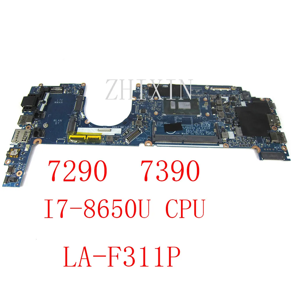 

yourui For DELL 7290 7390 Laptop Motherboard with I7-8650U CPU CN-0T46Y8 0T46Y8 0MXW44 0J8CVM 02D68W DAZ20 LA-F311P Full Test