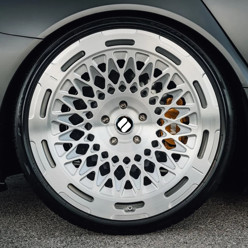 4 Piece SY09101 Brushed Silver Forged Wheel 5x130 Forged Wheels 18 19 20 21 22 24 26 Inch Rims for G90 M5 F30 E90 G30
