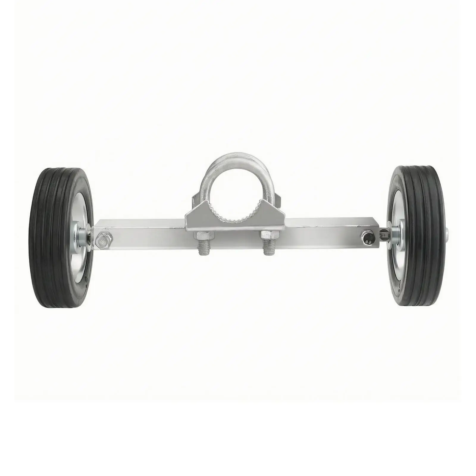 Rolling Gate Wheel with Double U-Bolts Heavy Duty Hardware Sturdy for Homeowners