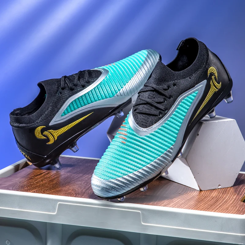

Мужские футбольные бутсы, оригинальные футбольные бутсы для тренировок на траве, повседневные сверхлегкие домашние быстро нескользящие футбольные бутсы унисекс