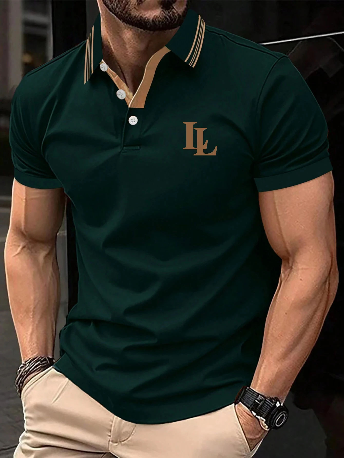 Sommer Verkauf Herren Polo Kurzarm Herren neues Hemd Business Freizeit sport Senior Luxus hochwertige Knopf Trend T-Shirt