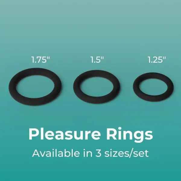 حلقات القضيب XL - مجموعة محسن القضيب المصنوعة من السيليكون للرجال - تدوم طويلاً وأصعب الانتصاب - تدعم الضعف الجنسي - #5