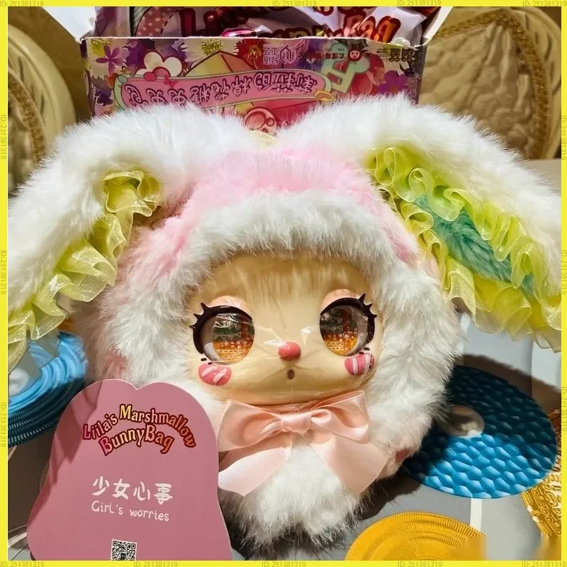 

Новая оригинальная детская сумка с зефирным кроликом Liila's, слепая коробка, сумка на плечо, милая сумка с подвеской, подарок-сюрприз для девочек