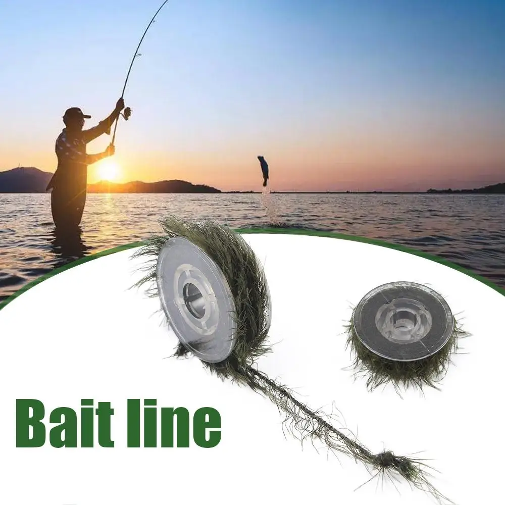 Soft Hooklink Fishing Accessories Coarse Tackle Hair Rigs Fishing Wire Realistic Weed Fishing Line Seaweed Line Weed Lines