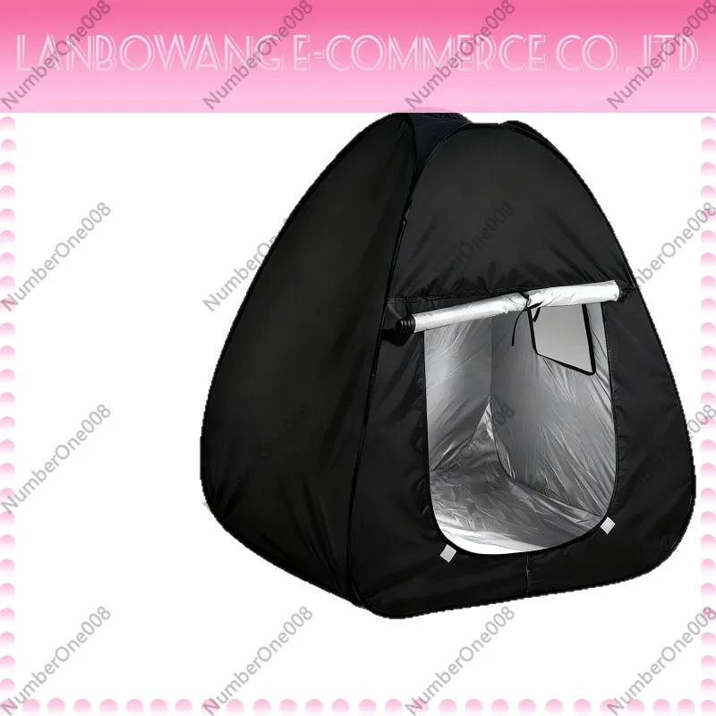 Black Sensory Tent for Kids, Quick-Open Anti-Mosquito Ultra-Light Folding Shelter, Outdoor Indoor Shading Safe House