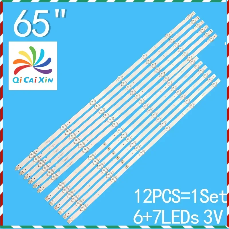 3V 1300mm LED Backlight 13LED For SONY KD-65X7500H KD-65XG8096 KD-65X75CH KD-65X750H XBR-65X800G I-6500SY80131-R-V2 I-6500SY8013