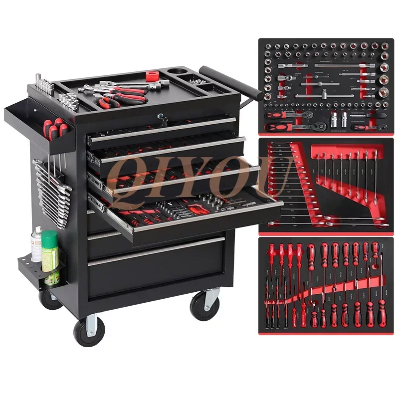 

Auto Repair Tool Cart Auto Repair Tool Set Seven Drawer Multi-function Cabinet Tool Box Metal Cabinet Workshop