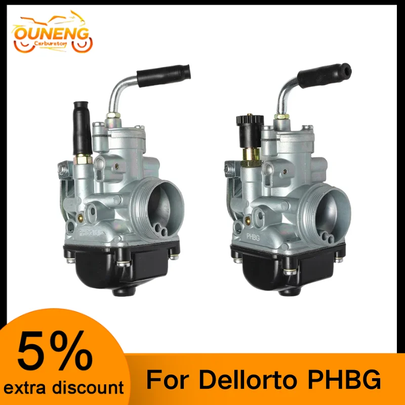 

For Dellorto PHBG AD17.5mm/AD19.5mm/AD21mm 50CC/70CC/90CC 2/4stroke Hand Choke Engine Scooter Moped Motorcycle Carburetor Carb