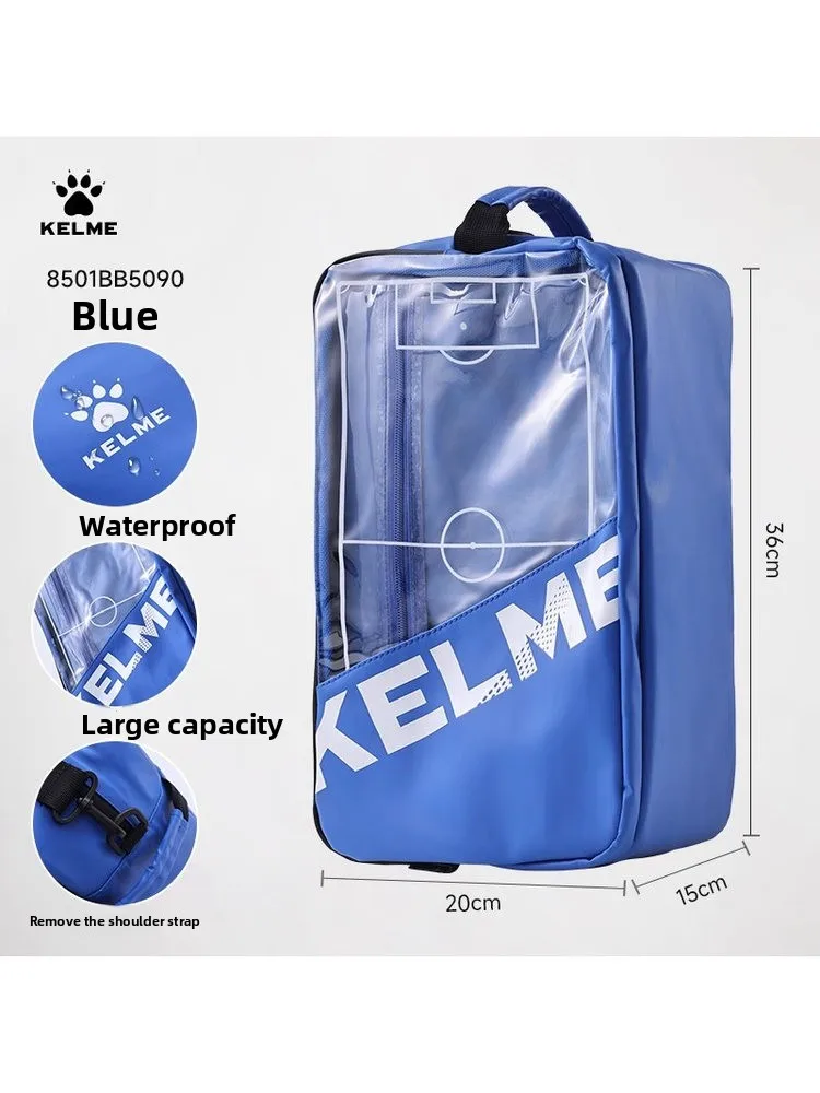 Kelme Football Shoe Bag Breathable Portable Handbag With Dry Wet Separation Single Shoulder Crossbody Storage Bag