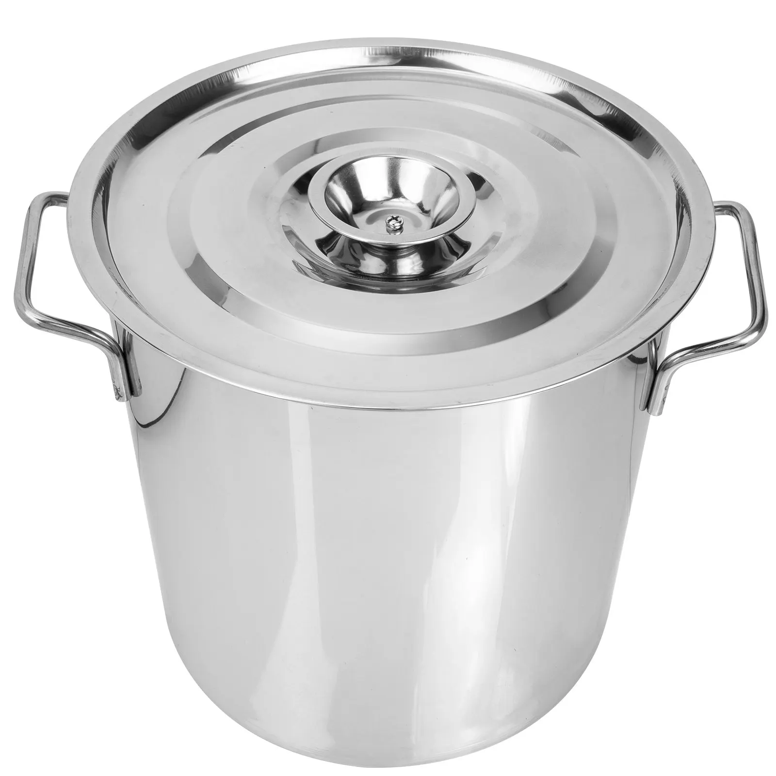 Stainless Steel Seafood Boil Pot Large Crawfish Boiler Metal Stewed Stockpot Kitchen Soup Cooking Boil Pot
