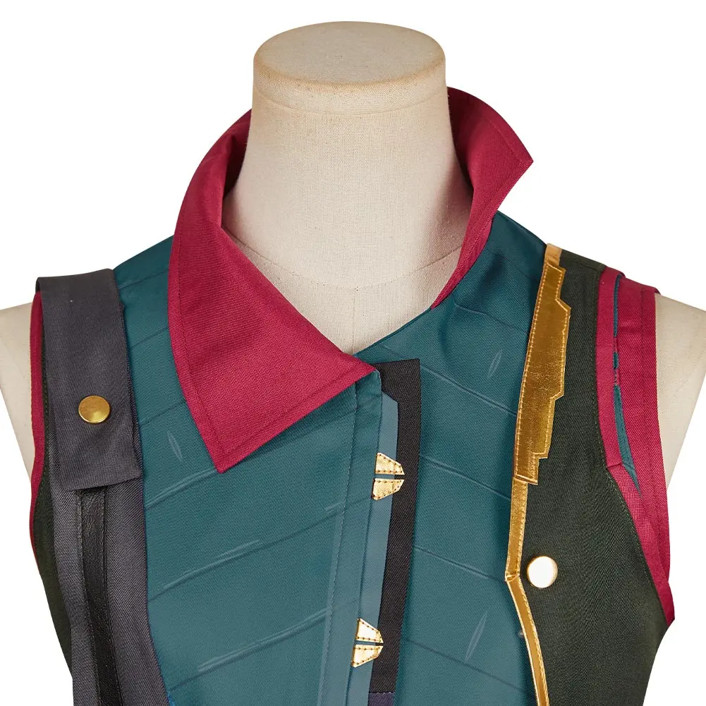 Disguise Young Arcane Jinx Powder Cosplay Clothing 2024 Game LoL TV 2 Costume Adult Women Roleplay Fancy Dress Up Party Outfits image 4