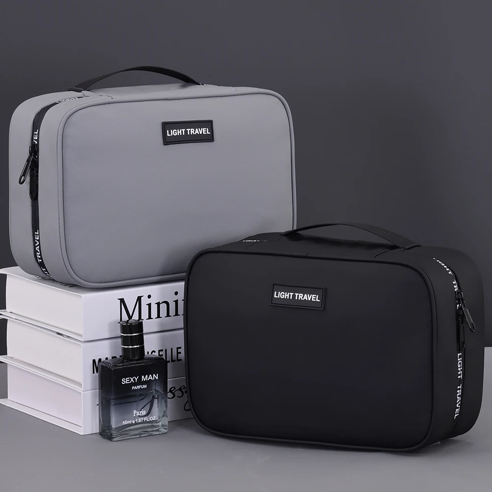 Waterproof Hanging Toiletry Bag Large Capacity Portable Travel Necessaire Case Cosmetic Bag for Men Women Wash Pouch