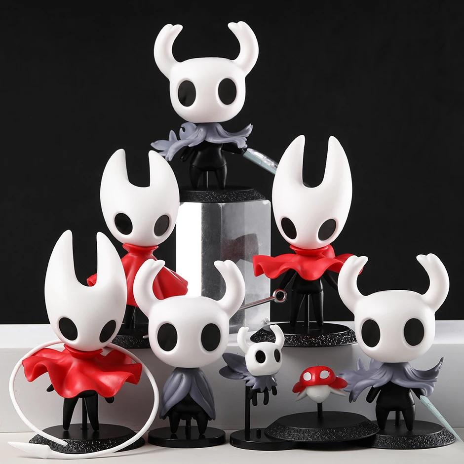 Set of 8 Hollow Knight The Knight Quirrel Game Figures Collectible Model Dolls Gifts