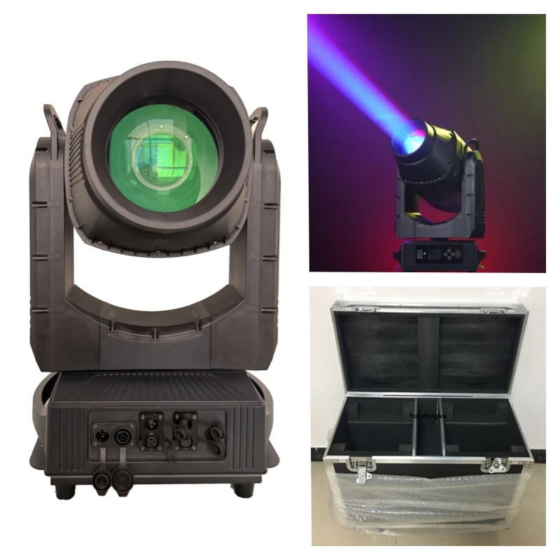 

2 шт. с кейсом для транспортировки MegaPointe IP66 580W LED Beam Spot Wash Moving Head Light – профессиональное уличное осветительное оборудование