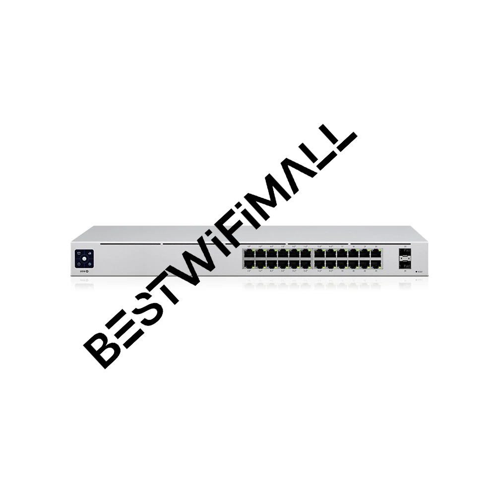 UBIQUITI USW-24-POE 24 PoE Port Switch Layer 2 PoE Switch With Fanless Cooling System 2x1G SFP Ports 95W Total PoE Availability