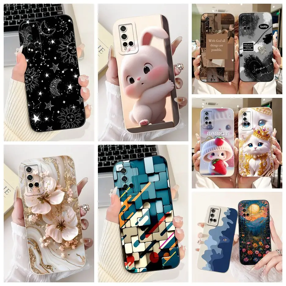 Чехол для Huawei Nova 5T Nova 5T YAL-L21, роскошный чехол с росписью конфет, мягкий чехол из ТПУ для телефона Honor 20 Honor20 YAL-AL00 Fundas Coque