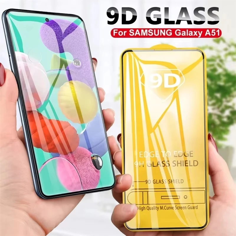 

9D Tempered Glass Screen Protector For Samsung S25 Ultra S24 S23 Plus S22 S21 S20 FE M54 M55 M53 M52 M51 M21 M31 M16 M15 M14 M32