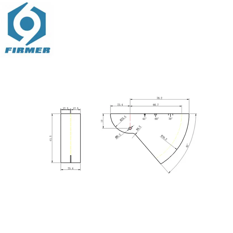 

DSC Type Distance and Sensitivity Calibration Test Block American Welding Society Standard Test Block AWS D1.1