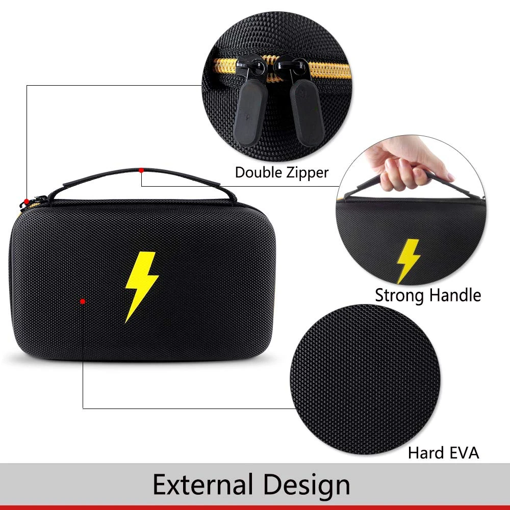 EVA Case Hard Portable Travel Bag for Xiaomi Baseus Air Pump Car Jump Starter Power Bank 2000A Car Battery Charger box