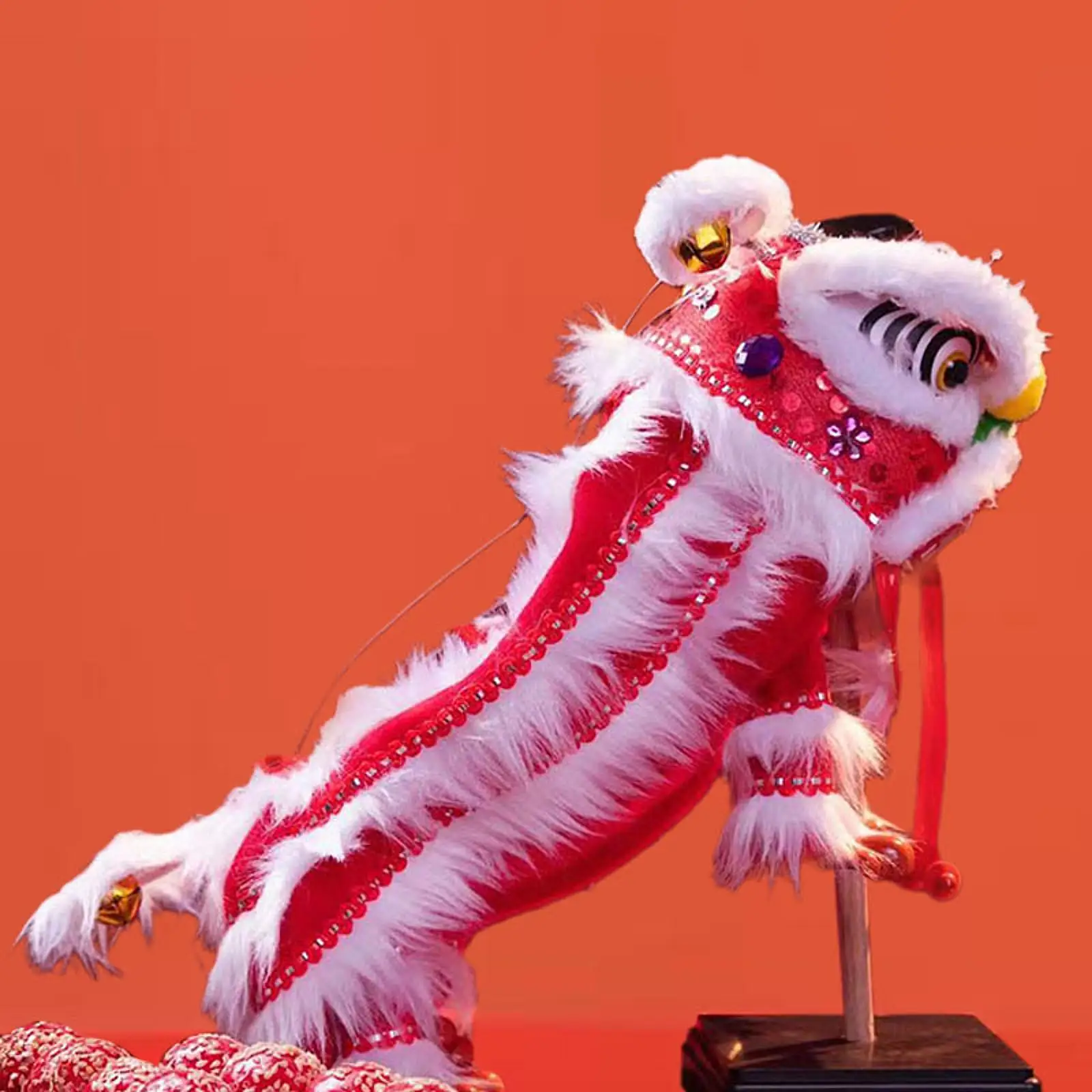 Chinese Marionette Lion Toy,Crafts,2025,Souvenir Handmade Creative Portable Sturdy String Lion Dance Puppet Spring Festival