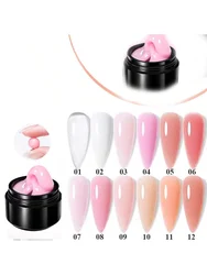 5ml 3D Nail Art Molding Gel Stereo Carve Gel PVC Soft Solid Gel Knead Into Various Shapes Soak Off UV Gel Nail Art Tools
