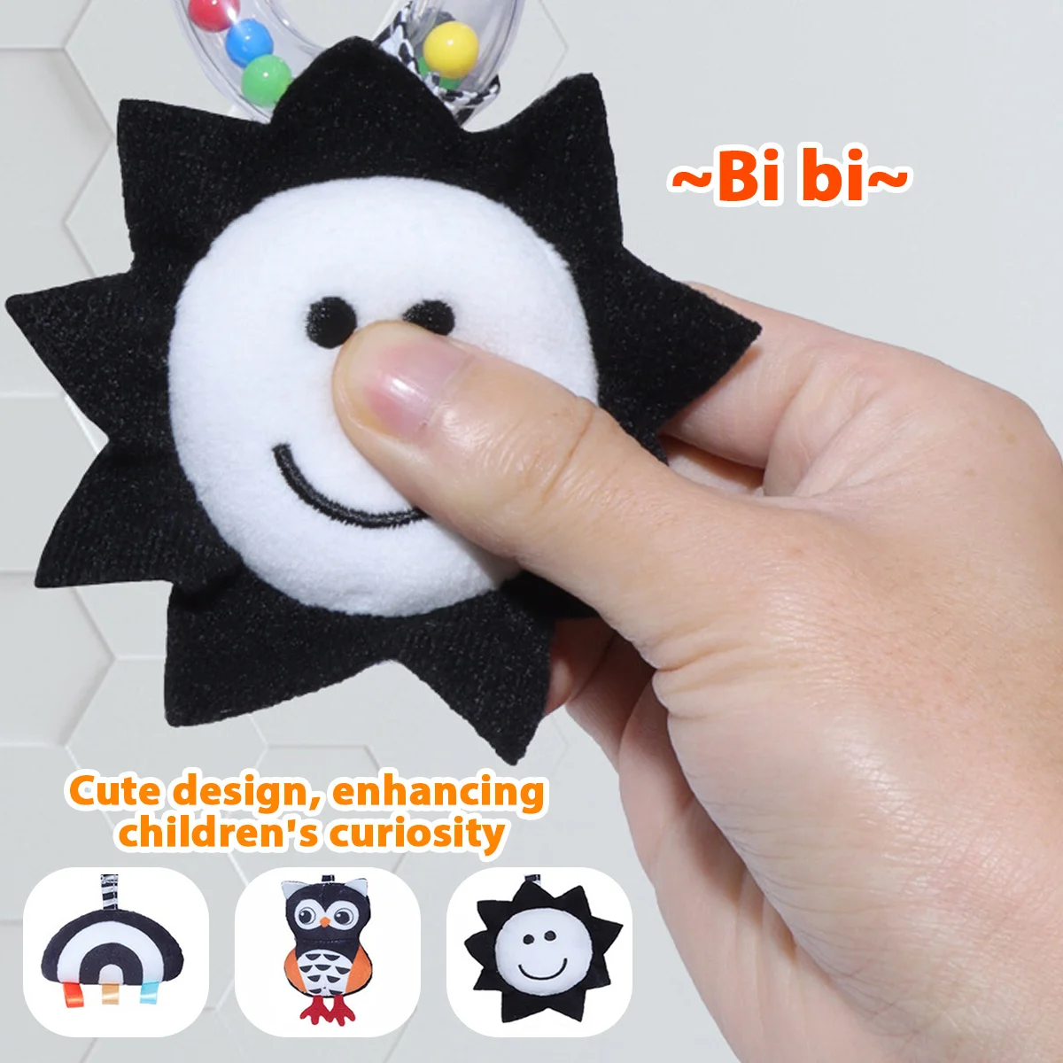 Peluche a Forma di Coccodrillo con Musica e Sonaglio, Giocattolo Sensoriale per Bambini e Bambine per Stimolare le Capacità Cognitive