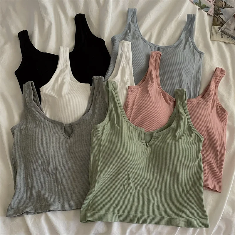 Sexy No-Wire Bal Strapl Brtte with Chest Pad Women's Base Layer Csole Top Lycra Fabric Pure Color Ba Exposure