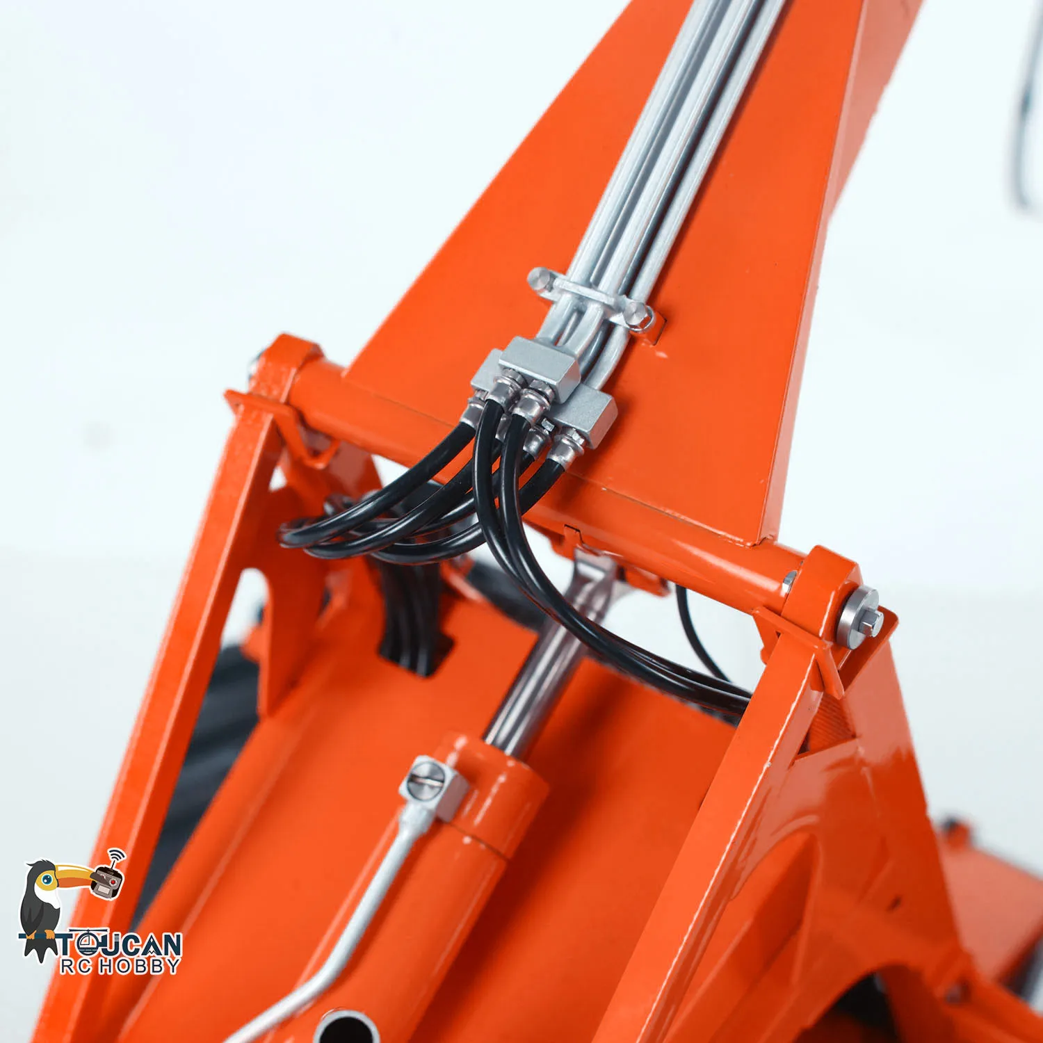 1/14 투칸 RTR RC 유압 로더 LESU 원격 제어 로더 AOUE 225A 4채널 밸브 리얼리틱 사탕수수 그랩버 성인용