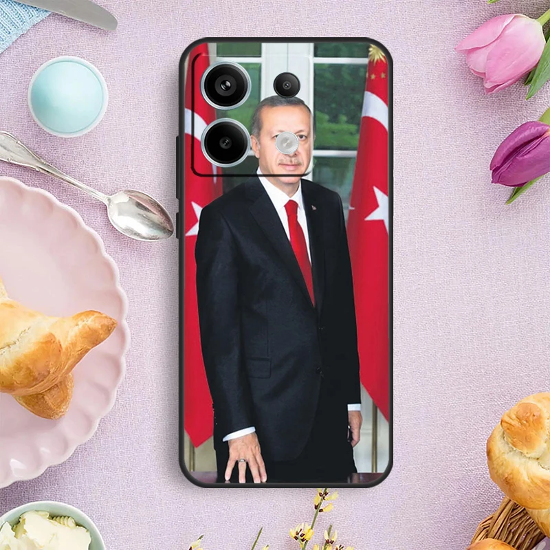 President Turkey Recep Tayyip Case For Xiaomi Redmi Note 12 11 9 10 13 Pro Plus 9S 10S 11S 12S Redmi 12 10 C 9C 13C Cover