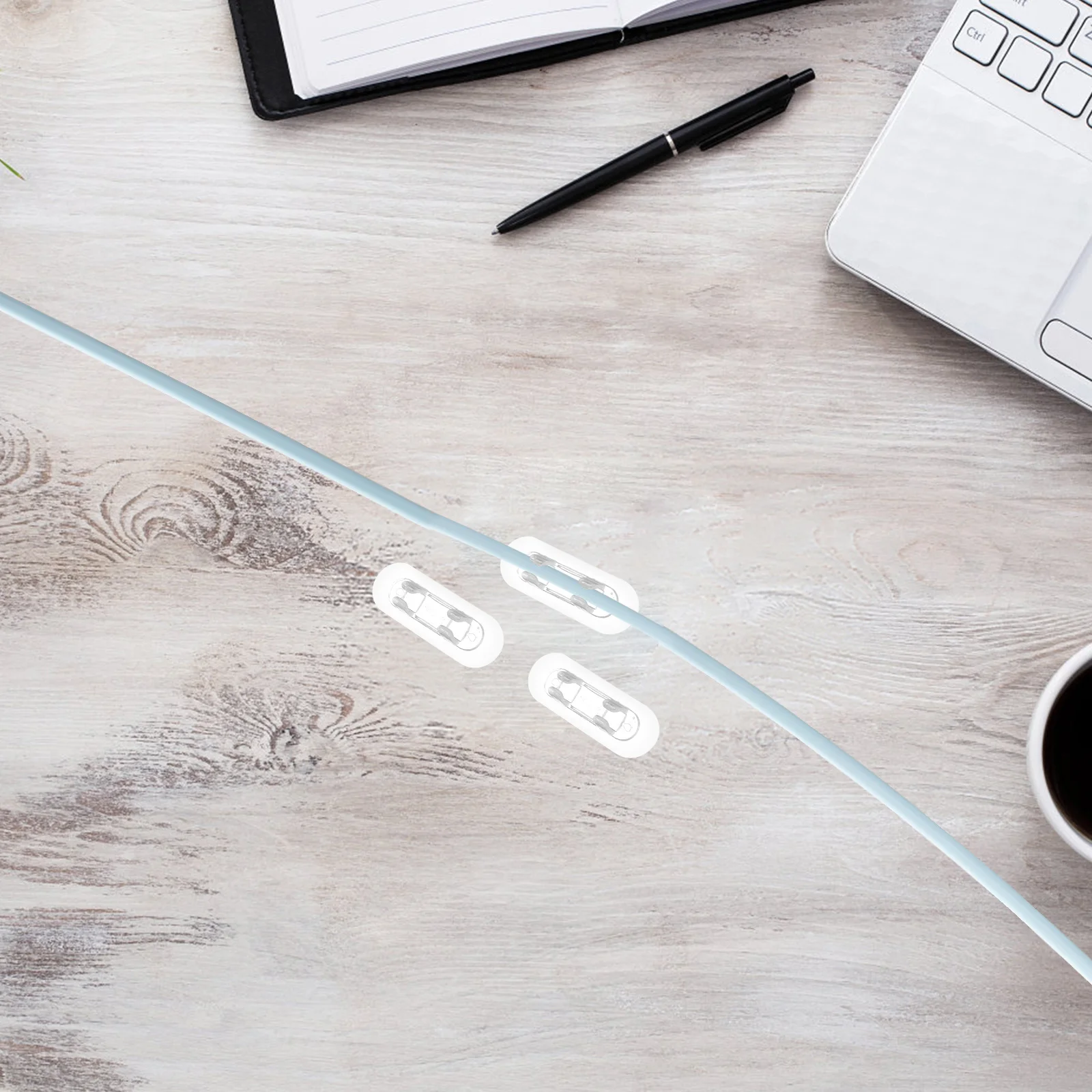 10 قطعة حامل كابلات منظم سلك أكريليك محمول سهل الاستخدام مكتب إدارة الأسلاك حامل سلك لإمدادات كابل المكتب المنزلي #1