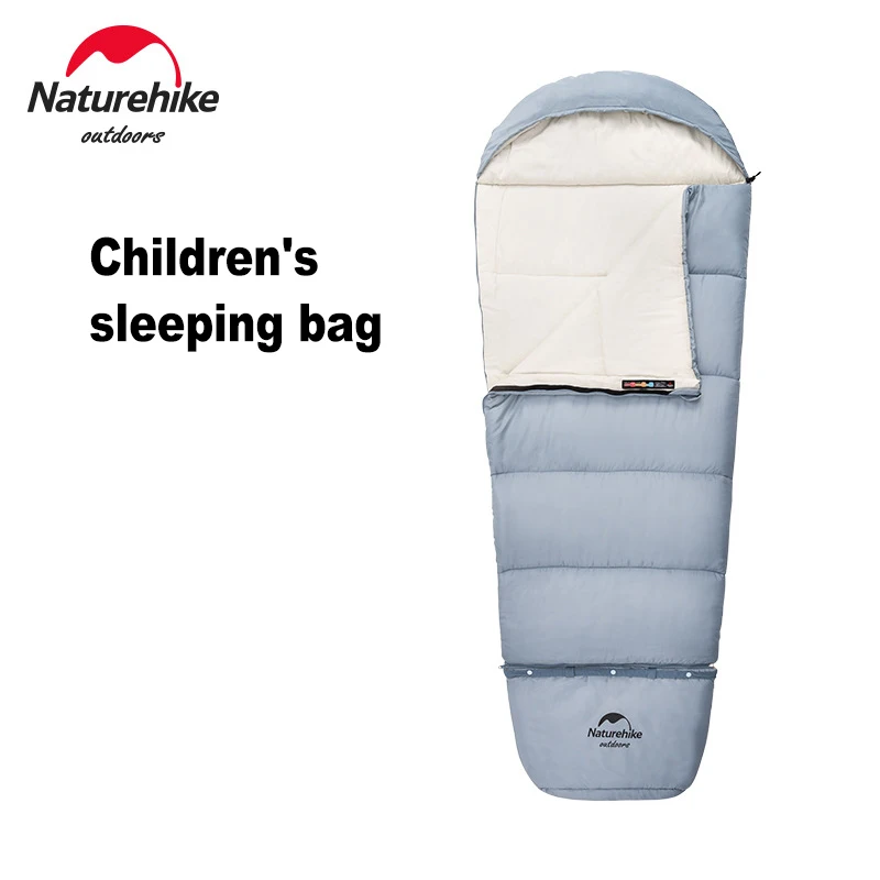 

Naturehike Ultralight Children Envelope Sleeping Bag Outdoor Travel Camping Portable Lengthen Splicing Cotton Kid Sleeping Bag