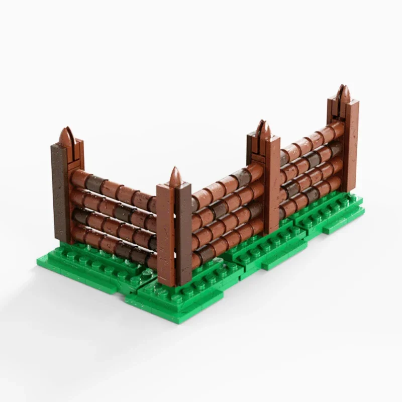 New Moc Building Blocks Medieval fence Technology Modular Bricks Model  Gifts Christmas Toys DIY Sets Assembly！