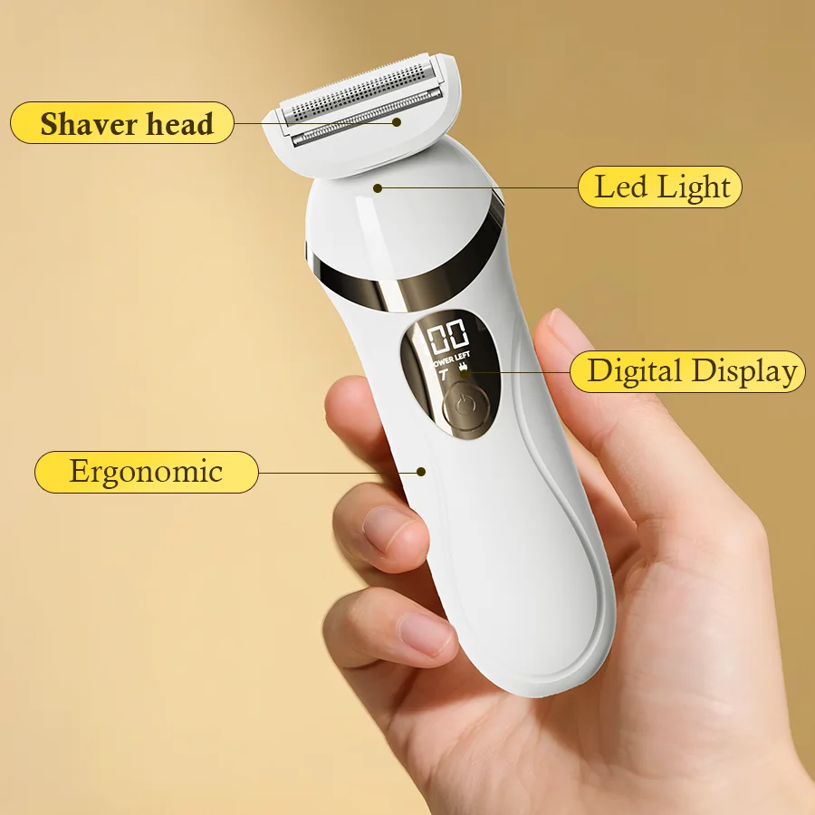 Electric Razor for Women Rechargeable Wet Dry Electric Shaver